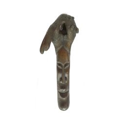 Unique Handcrafted wooden Mask from Root of a Tree | Single Piece Wall Hanging Art Decor 28"